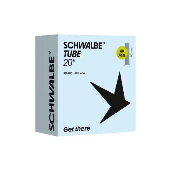 Schwalbe slange 20"x3,60-4,80 (90/120-406) med 40mm autoventil