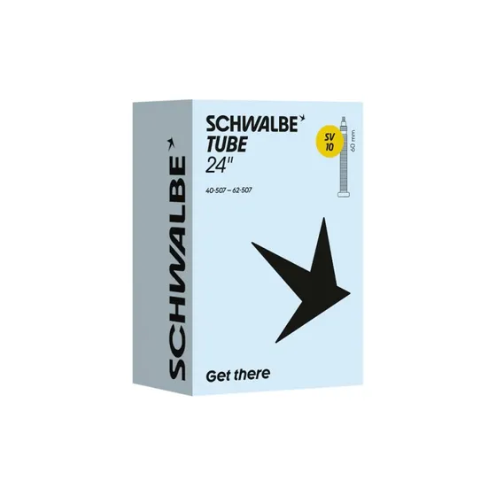 Schwalbe slange 24"x1,60-2,50 (40/62-507) med 60mm racerventil