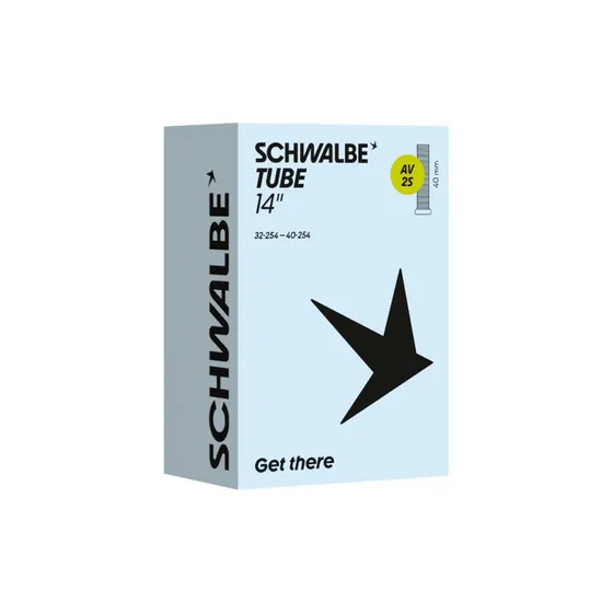 Schwalbe slange 14" x 1,25-1,60 (32/40-254) med 40mm autoventil