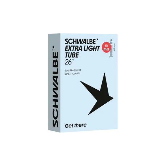 Schwalbe Extra Light slange 26" x 0,80-1,00 (20/25-559) 40mm ventil