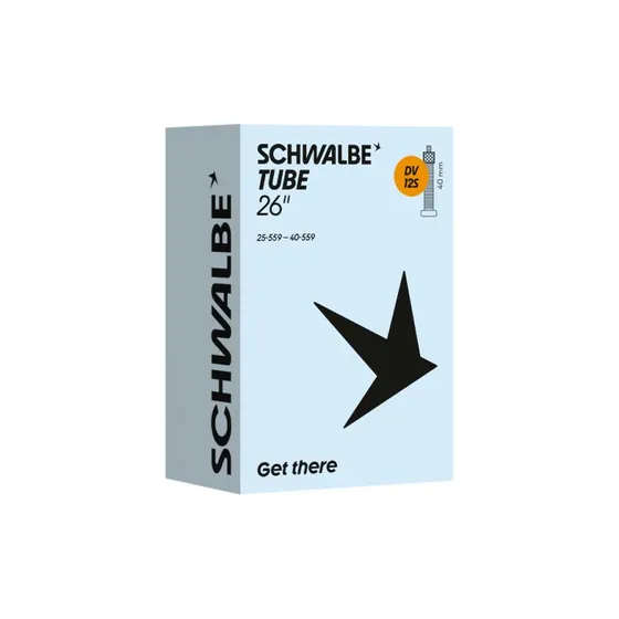 Schwalbe slange 26" x 1,00-1,60 med 40mm Dunlop ventil
