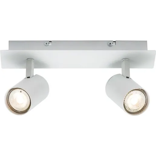 Nordlux Frida 2-Spot Loftlampe – Hvid, justerbare spots