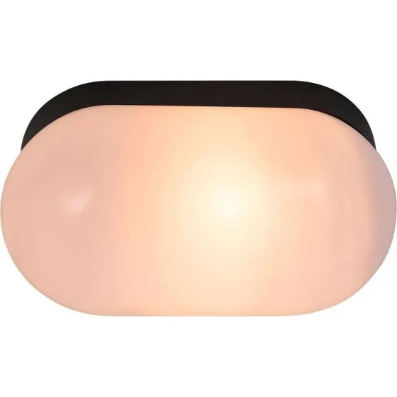 Nordlux Foam væglampe, sort Ø11,7×21,7 cm