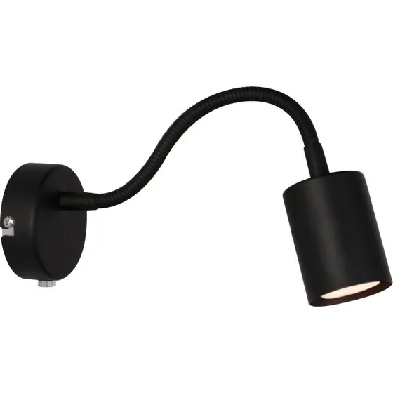 Nordlux Explore Flex væglampe, sort H12 cm