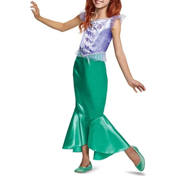 Disney Princess Ariel kostume, lilla - 3-4 år (104 cm)