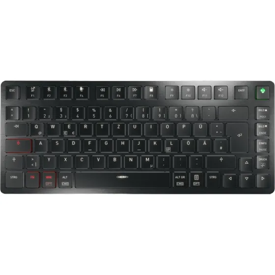 Cherry KW X ULP 2.0 Mini Tastatur QWERTZ Tysk Sort