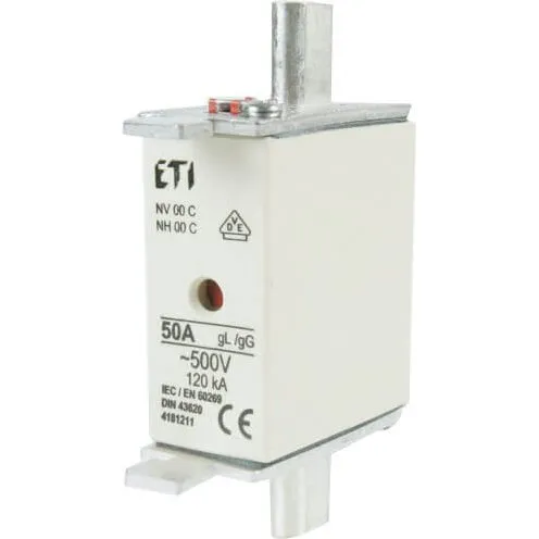 Sikring NH00 80A gL/gG 500V