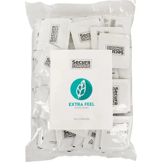 Secura Extra Feel Ekstra Tynde Kondomer - 100 stk.