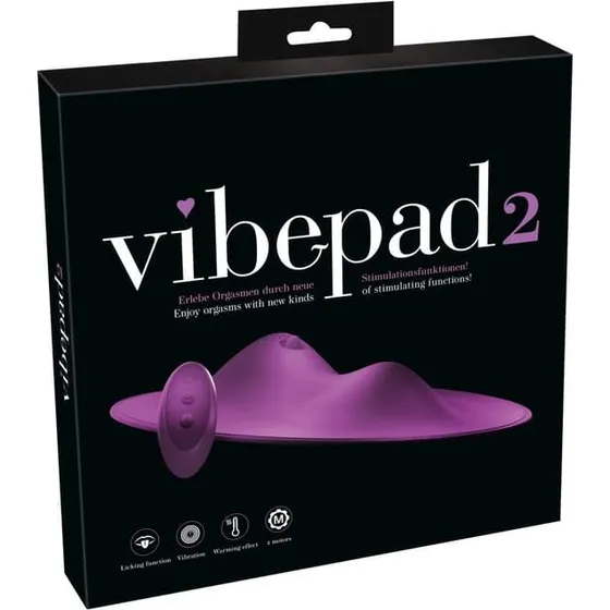 Vibepad Innovativt Cover med Stimulerende Bølger & Fjernbetjening