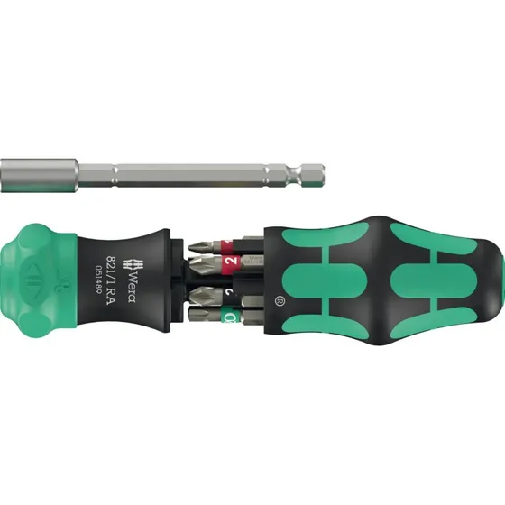 Wera Kraftform Kompakt 28 RA 1 Bitsæt - 1/4" - 6 dele