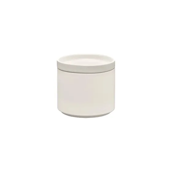Blomus Pilar opbevaringskrukke Moonbeam, Small, Ø10x9 cm