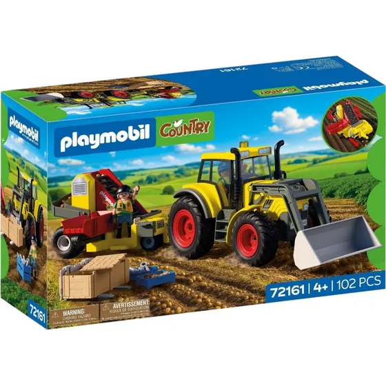 Playmobil Large Tractor med Kartoffelroder 72161 - 102 dele