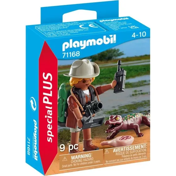 Playmobil Special Plus Researcher med ung Kaiman 71168