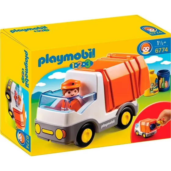 Playmobil 1.2.3 Genbrugsbil 6774