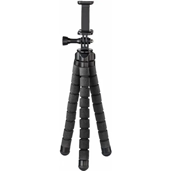 Hama Bordstativ Flex 26 cm – Smartphone & GoPro, Sort