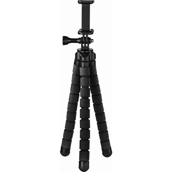 Hama Bordstativ Flex 26 cm til Smartphone & GoPro, sort