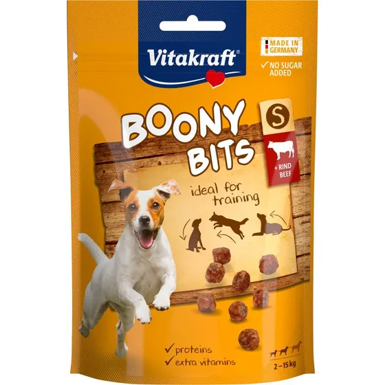 Vitakraft Boony Bits S med oksekød til hunde, 55g
