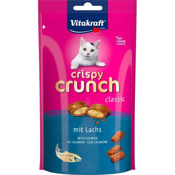 Vitakraft Crispy Crunch Classic med Laks 60g