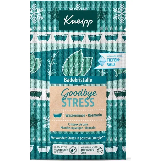 Kneipp Goodbye Stress Badesalt med mynte og rosmarin 60 g