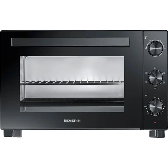 Severin Bordovn 46L 1800W Sort - Med varmluft og grillspyd