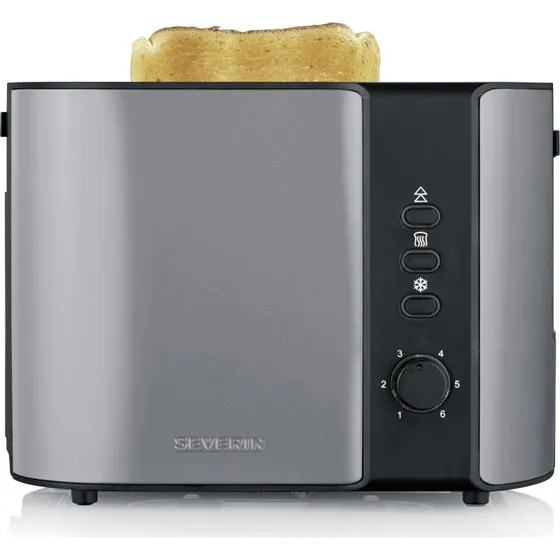 Severin AT 9573 Brødrister 800W Anthracit i Rustfrit Stål
