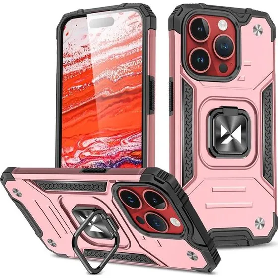 Wozinsky Ring Armor Case til iPhone 15 Pro - Gold