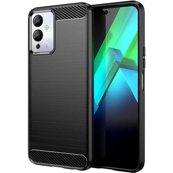 Hurtel Carbon Case til Infinix Note 12i - Sort