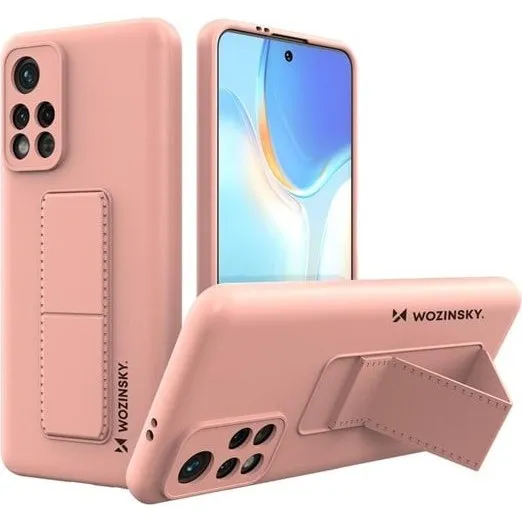 Wozinsky Kickstand Case til Xiaomi Poco M4 Pro 5G - Pink