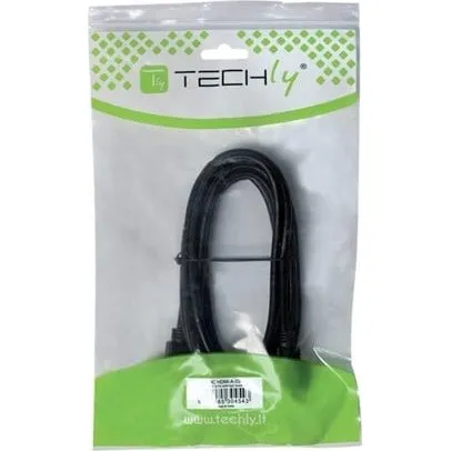 IC IntraCom Techly HDMI-forlængerkabel med Ethernet, 7.5 m, sort