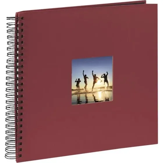 Hama Fine Art fotoalbum – spiralryg 34x32 cm, bordeaux