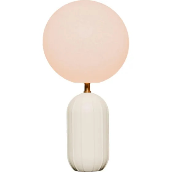 NewGarden Monica 50 Bordlampe - Beige - Solar & Batteri