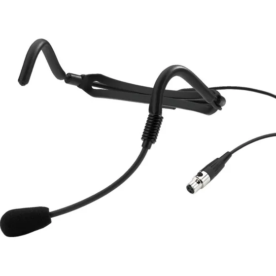 Monacor HSE-110 Headset mikrofon (Supernyre) - Sort
