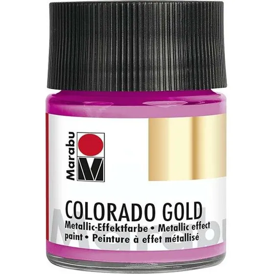 Marabu Colorado Gold Paint Metallic-pink 733 - 50 ml
