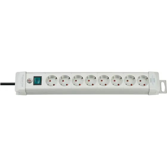 brennenstuhl Premium-Line Stikdåse 8-stik 3 m - Hvid