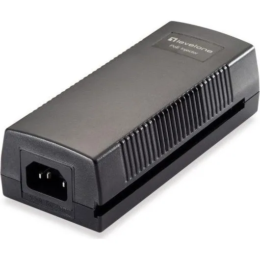 LevelOne PoE-injektor 2.5 Gigabit 60W - Sort