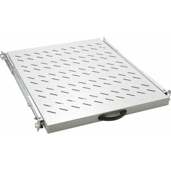 EQUIP Udtrækshylde 19" 1U 800 mm - Lysegrå