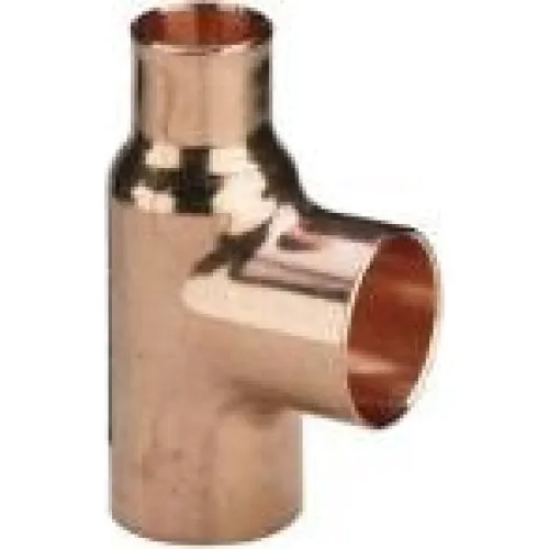 Viega Loddet T-stykke i kobber 28 x 18 x 22 mm