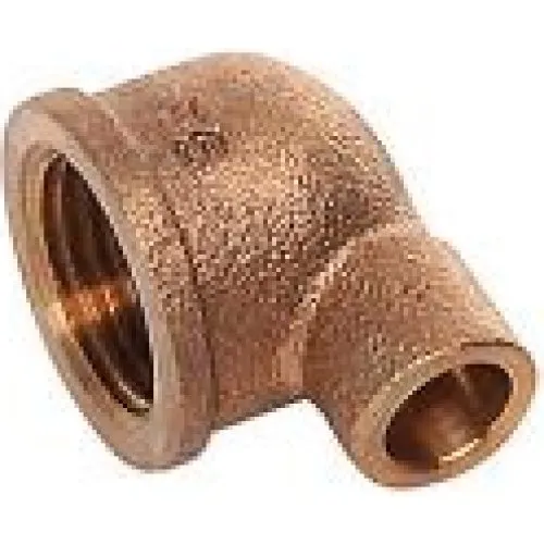 Viega Lodde vinkel 90° 12 mm x 1/2'' rødgods