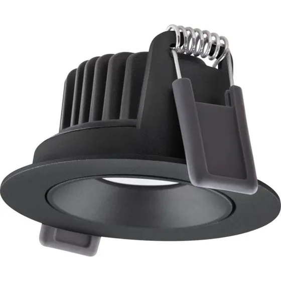 Ledvance Spot Adjust 8W 680lm 36° alu sort – 68mm, 3000K dæmpbar