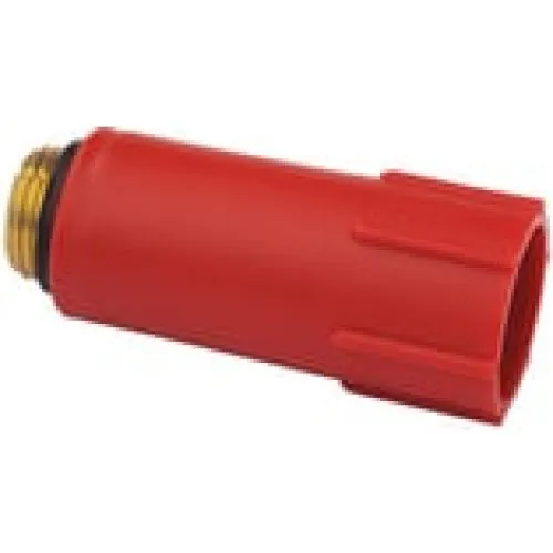 Flamco Trykprøvestuds 1/2" blå plast med messinggevind