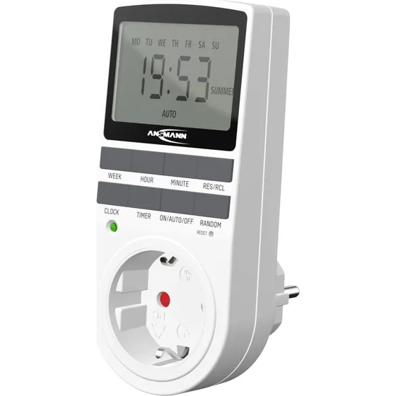 ANSMANN AES4 Digital Timer - 10 programmer, 16A/3680W
