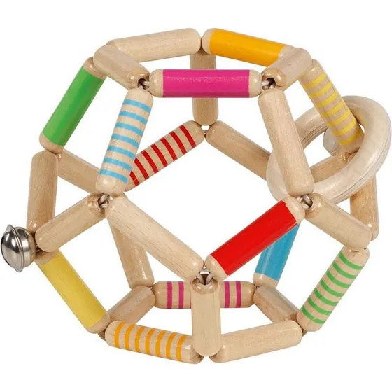 Goki Wooden Elastic Motor Ball - 11cm