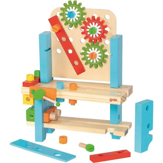 Goki My First Wooden Workbench - 57 dele