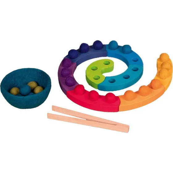 Goki Spiral Farvesorteringsspil - 29 dele