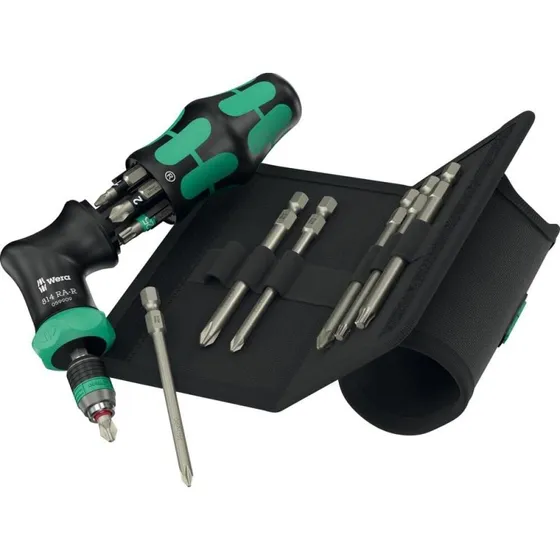 Wera Kraftform Kompakt Pistol RA-R 2 Skruetrækkersæt