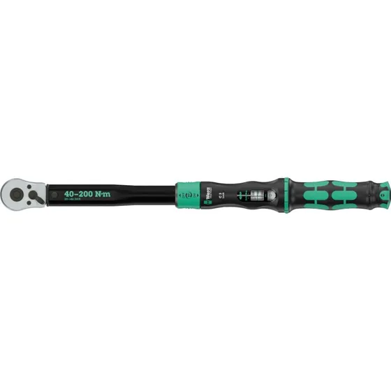 Wera Click-Torque Lock C3 Momentnøgle 1/2" 40-200 Nm