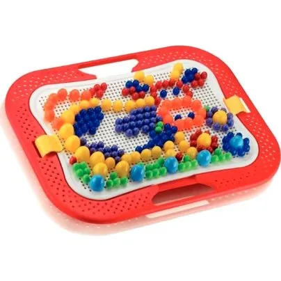 Quercetti Fantacolor Design 0900 – bærbar pindetavle 300 dele