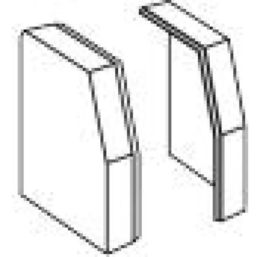 Hager RK 190 Endestykke 2239 Perlehvid