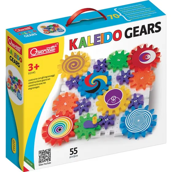 Quercetti Kaleido Gears 2341 - byggekasse med tandhjul