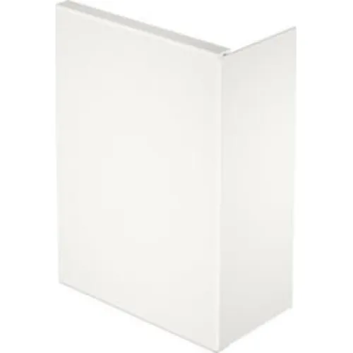 WDK 80210 Endestykke 80x210 mm RAL 9016 Perlehvid